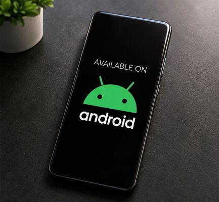 Android smartphone with IPTV subscription streaming app